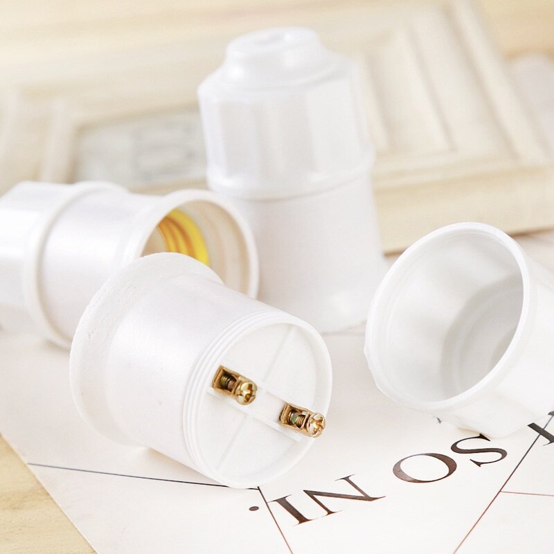 e27 led bulb lamp Holder with US plug switch E27 Screw light bulb LED Lamp socket