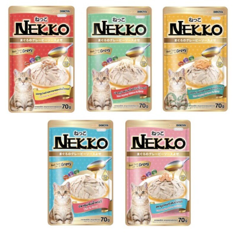 Pate Nekko dạng gói cho mèo 70gr
