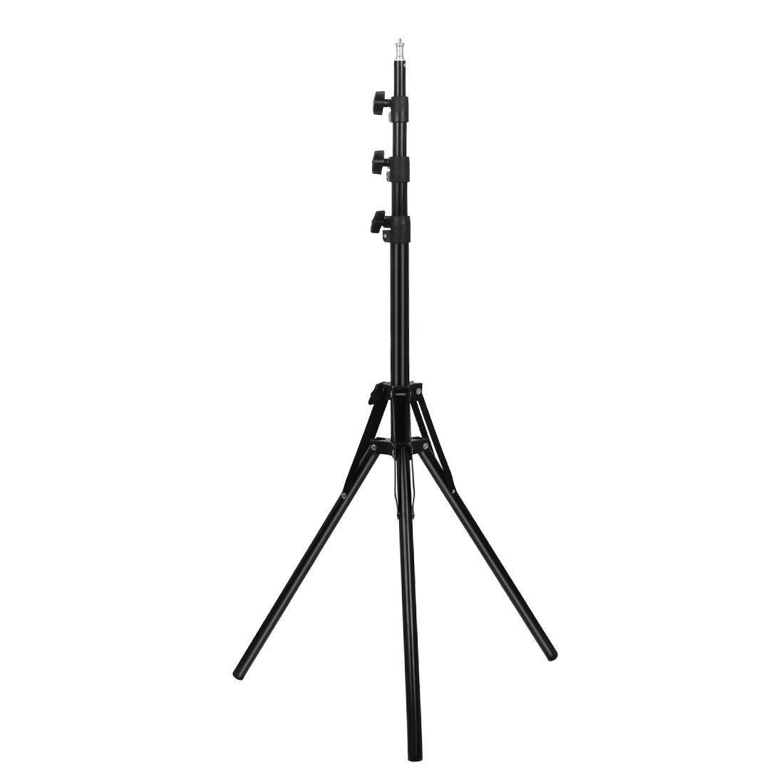 PULUZ 180 cm Reverse Foldable 4 Sections Height Tripod Mount Holder for Ring Light Vlogging Video Light Live Broadcast Kits (Black)