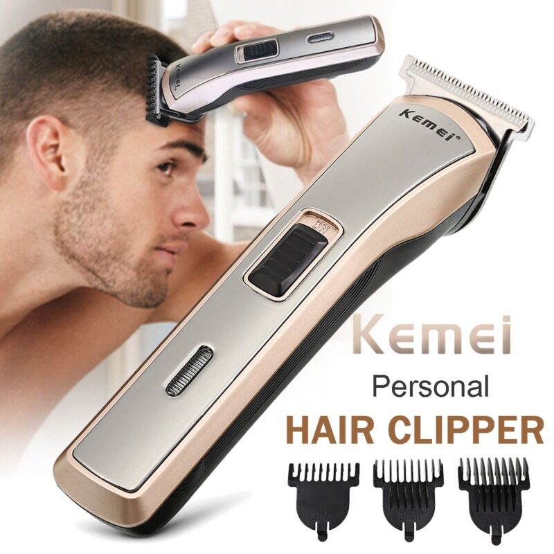 Electric Hair Clipper Trimmer Powerful Motor for Efficient Trimming With 3 Guide Combs 110-240V KM-418