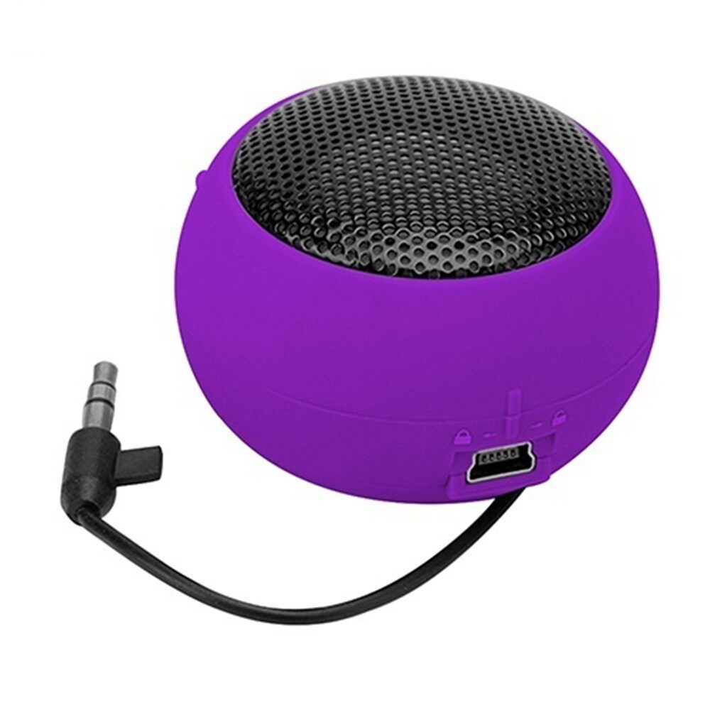 Music Player for Phone PC Mini 3.5mm Jack Wired Amplifier Bluetooth Hamburger Speaker Sound Box
