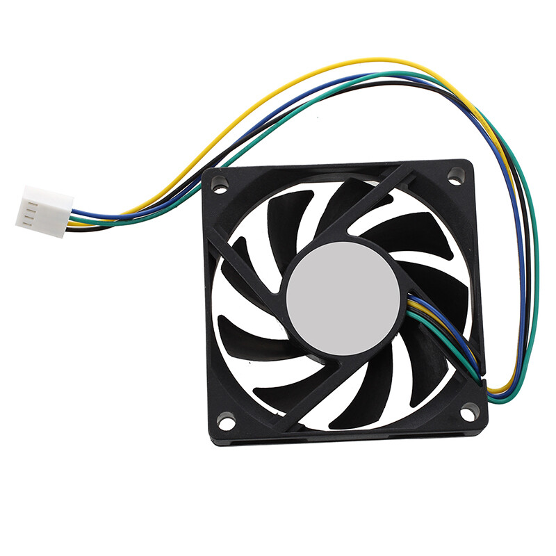 70x70x15mm 12v 4 pins pwm pc computer case cpu cooler cooling fan black