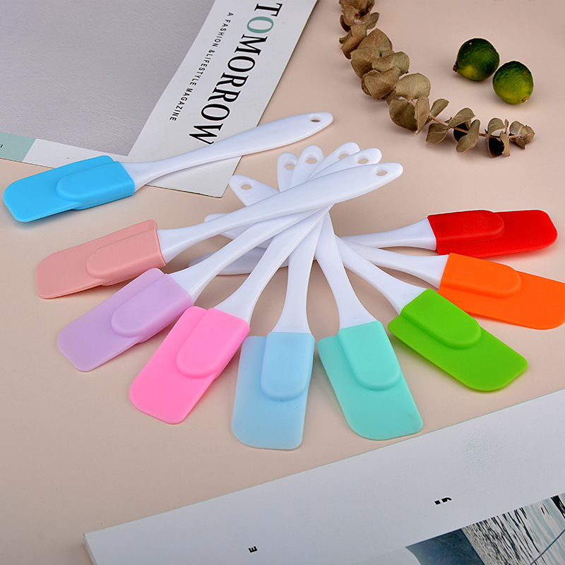 Houseeker Useful Silicone Cake Scraper Multi-Purpose Buttter Spatula Cake Cream Mixer Utensil Baking Tools