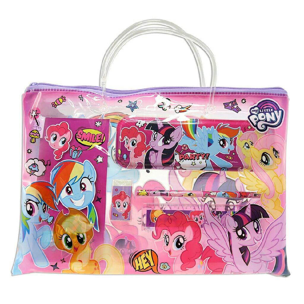 My Little Pony Stationery Set with Document Bag 7 in 1 | Lazada