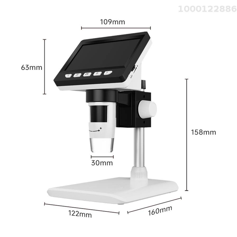 KKmoon Digital Microscope 2MP Pixel 50-1000X Magnification Portable Microscope for Identification Observation Compatible with Wins XP Vista7/8/10/11 MACOS X 11.0 or Higher Computers Operating System
