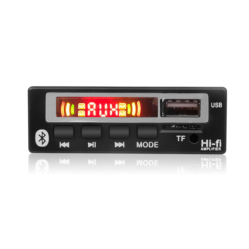 Wireless Bluetooth 5.0 MP3 Player Decoder Board DC 12V MP3 WAV WMA FLAC APE Colorful LCD Screen Display Car Audio USB TF FM Radio Module With Remote Control