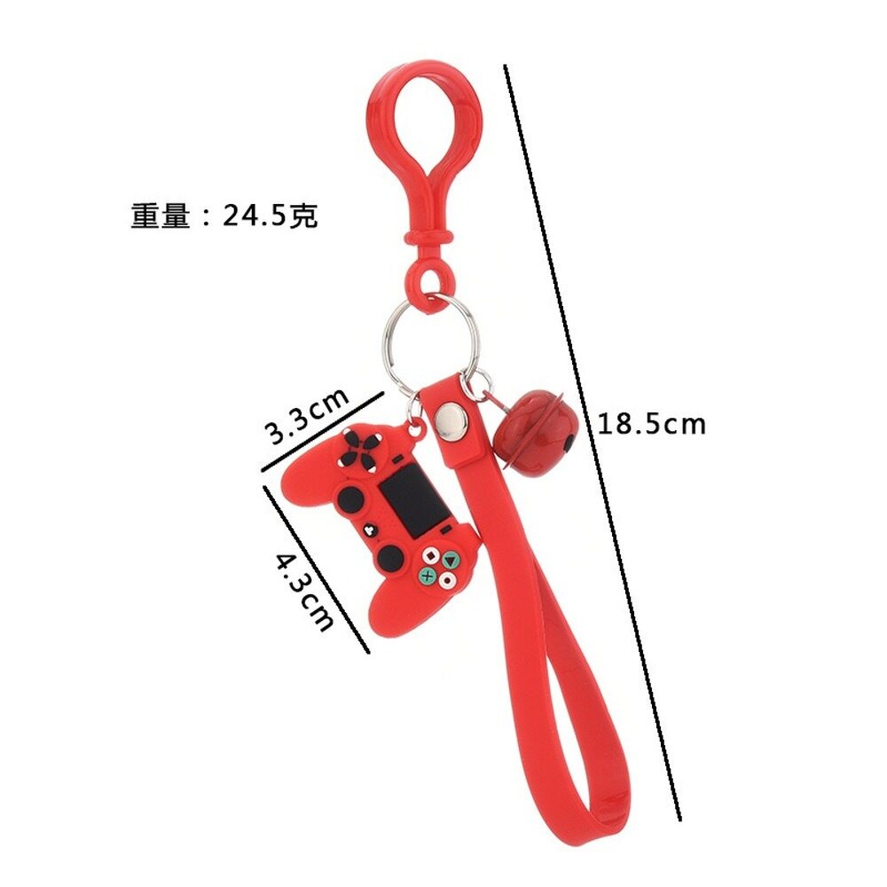 EKLEVA Creative Video Game Handle Keychain Simulation Joystick Model Key Chain Ring Pendant Men Women Couple Key Holder Trinket Gift