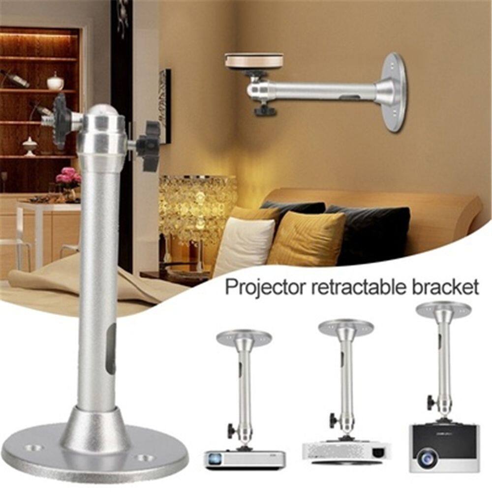 Giá Đỡ Máy Chiếu Giá Đỡ Xoay Điều Chỉnh Được 360 Độ Bằng Kim Loại Phụ Kiện Máy Chiếu Giá Đỡ Video Gắn Trần