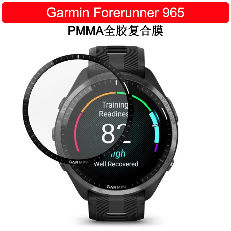 For Garmin Forerunner 965 strap case tempered glass screen protector 2023 new smart watch band straps
