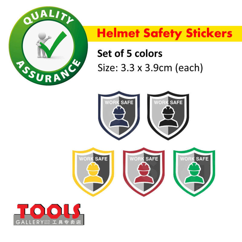 Helmet Safety Stickers/Label/Work Safe Stickers/Head Protection