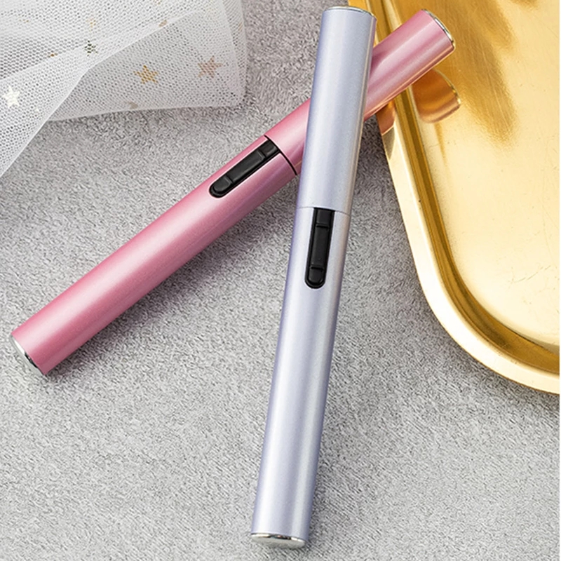 [Charming women] Electric Heated Eyelash Curler Pen Style Portable Long Lasting Makeup Tool