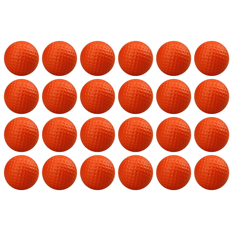 bashijian 10Pcs PU Foam Golf Balls Sponge Elastic Indoor Outdoor Practice Training