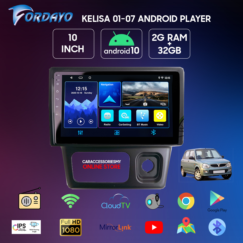 fordayo Perodua kelisa 10 Inch car 