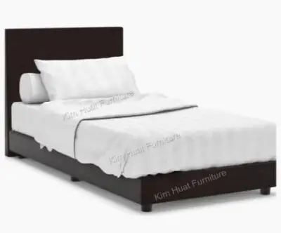 BED + MATTRESS Seller Own Delivery Divan Single Bed Frame + 4 inch Foam Mattress
