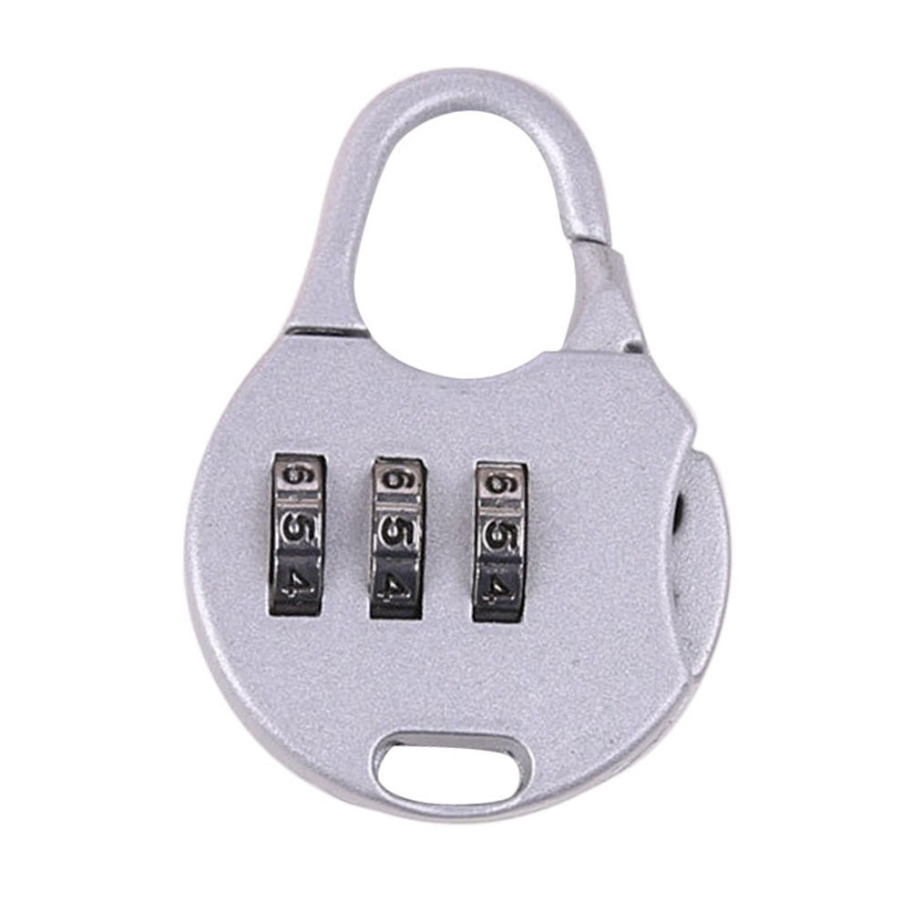 Farfi Mini 3 Digit Code Combination Password Lock Travel Luggage Bag Suitcase Padlock