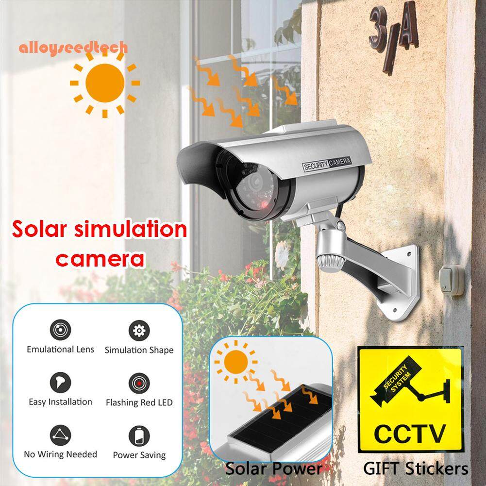 Camera Giả Năng Lượng Mặt Trời Camera Giả Giám Sát CCTV Mô Phỏng Màn Hình