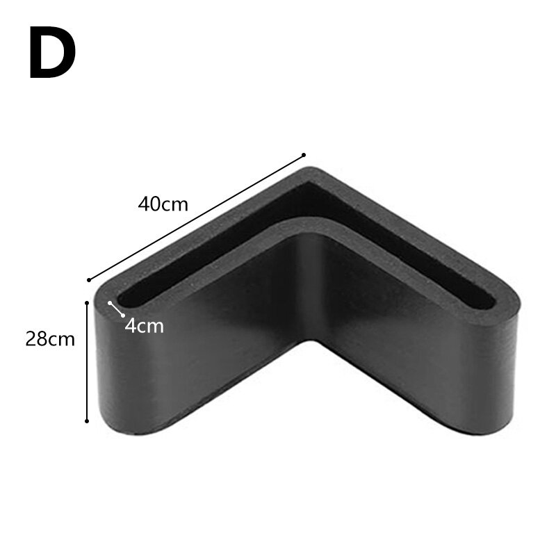pzcf 1PC Chair Feet L-shaped Triangle Iron End Cap Furniture Feet Cover Angle Rubber Self Table Floor Protector Home Decor Socks