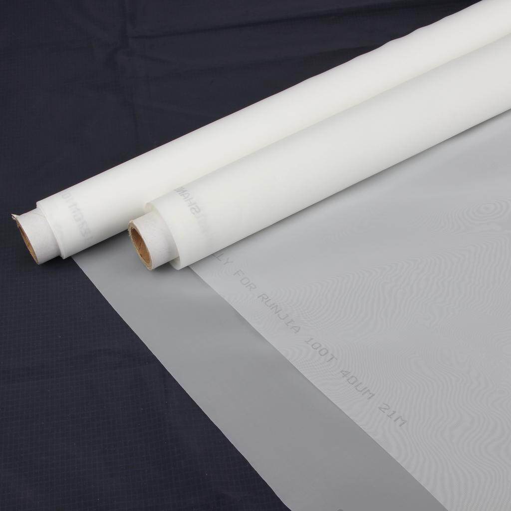 Dolity High-quality 1 Meter 180M White Polyester Silk Screen Printing Mesh