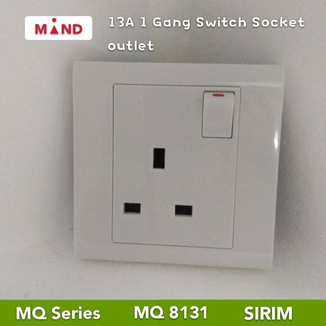 Mind Mq Series 13a 1 Gang Switch Socket Outlet On Off Switch Socket