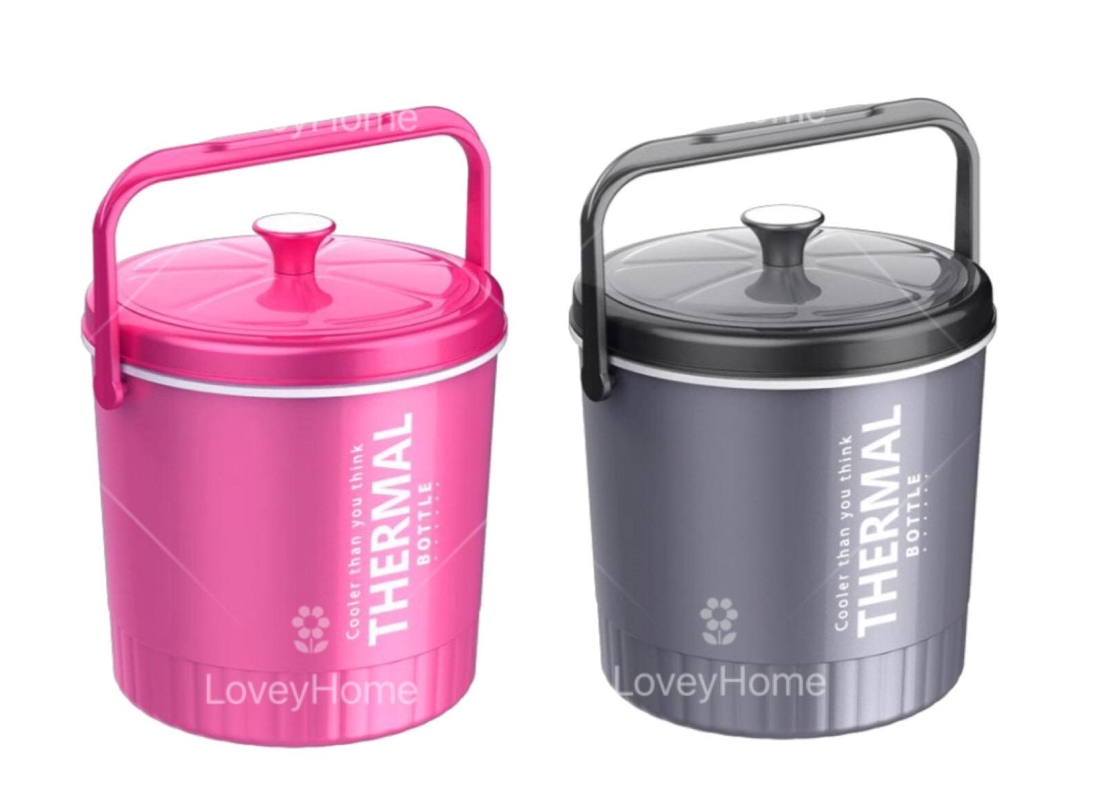 Termal Rice Container Matsu Tropica Round Ice Cooler Box Thermal Rice Bucket Food Camping ...
