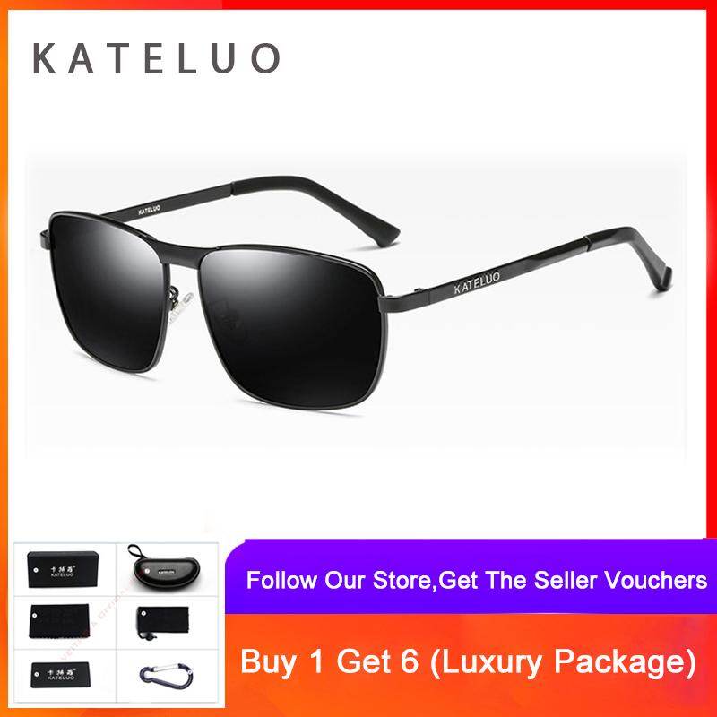 KATELUO Polarized Men's Sunglasses Alloy Sun Glasses Eyewear Accessories 63728