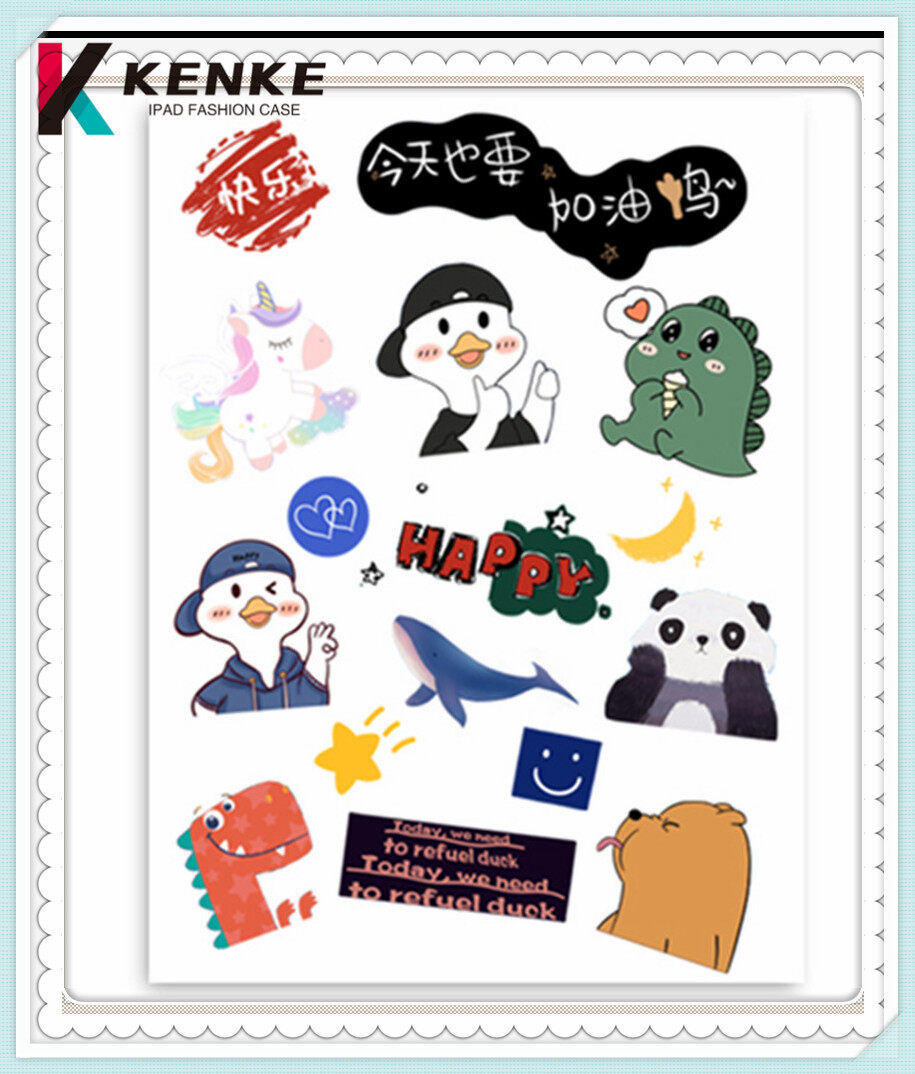 KENKE sticker iPad mobile phone cartoon sticker DIY personalized sticker transparent case sticker mobile phone case sticker cute sticker