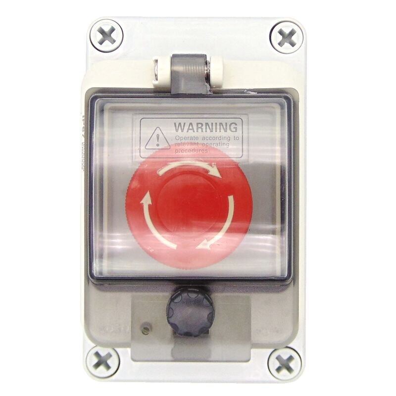 [Hot K] Emergency stop switch protective cover Button box Waterproof