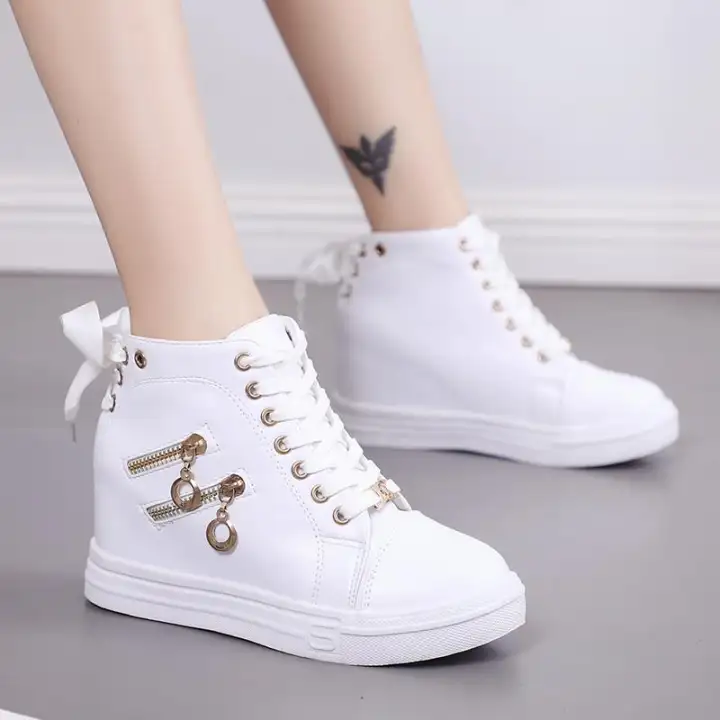womens flat high top sneakers