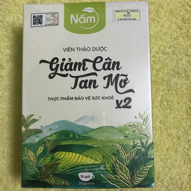 Viên Giảm cân Nấm tan mỡ X2 (Bao hàng chính hãng cty 100%)