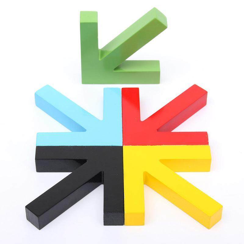 Colorful Creative Arrow Wall Mounted Color Painting Wood Hook Hanger Hat Coat Door Clothes Rack For Home Decoration