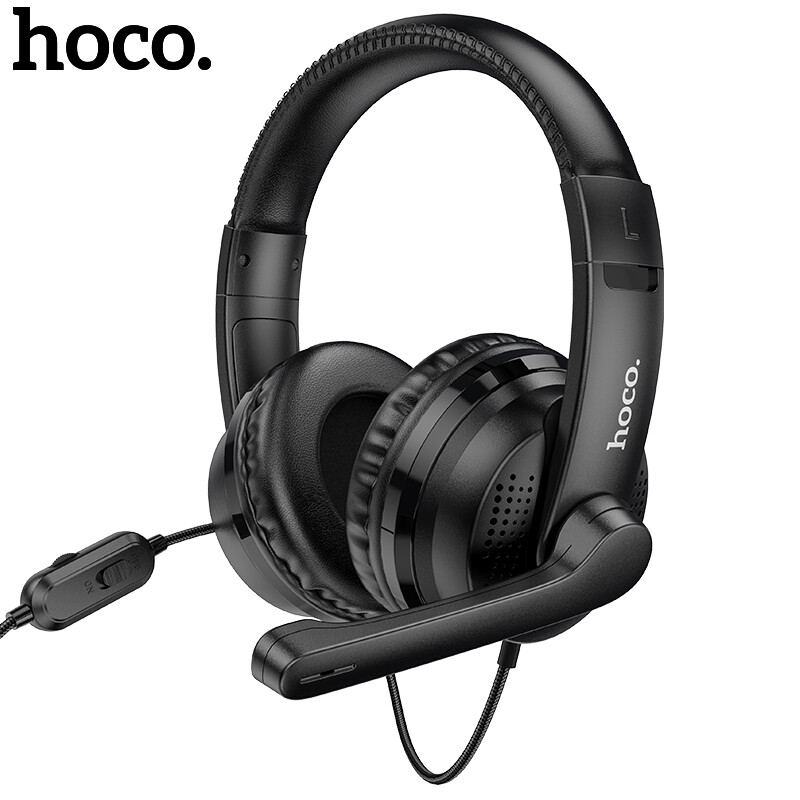 HOCO  W103 Headset Headphone Wired Game Headset High-Quality with Mic with Splitter