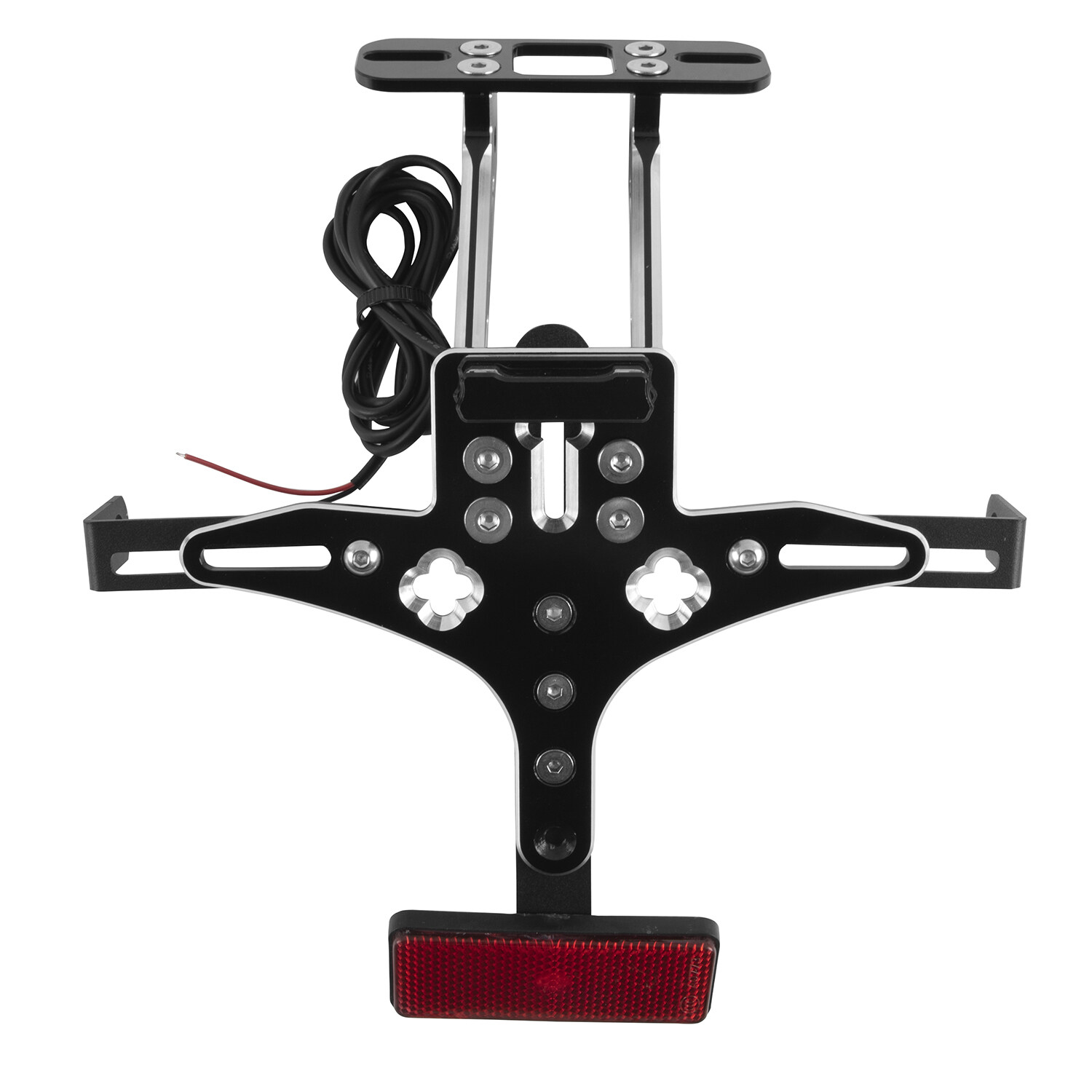 Allotmark Universal Bikes Motorcycle With LED License Plate Holder Tail