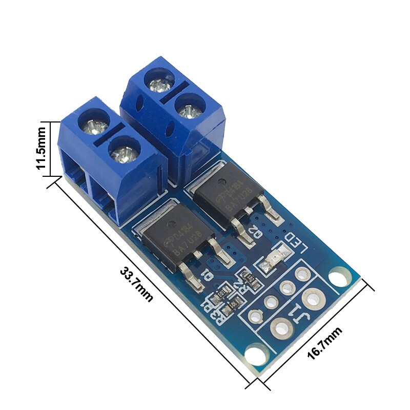 Công Suất Cao 15A 400W MOS FET Công Tắc Kích Hoạt Mô-đun Bộ Điều Chỉnh PWM Bảng Điều Khiển Công Tắc Điện Tử DC 5V-36V