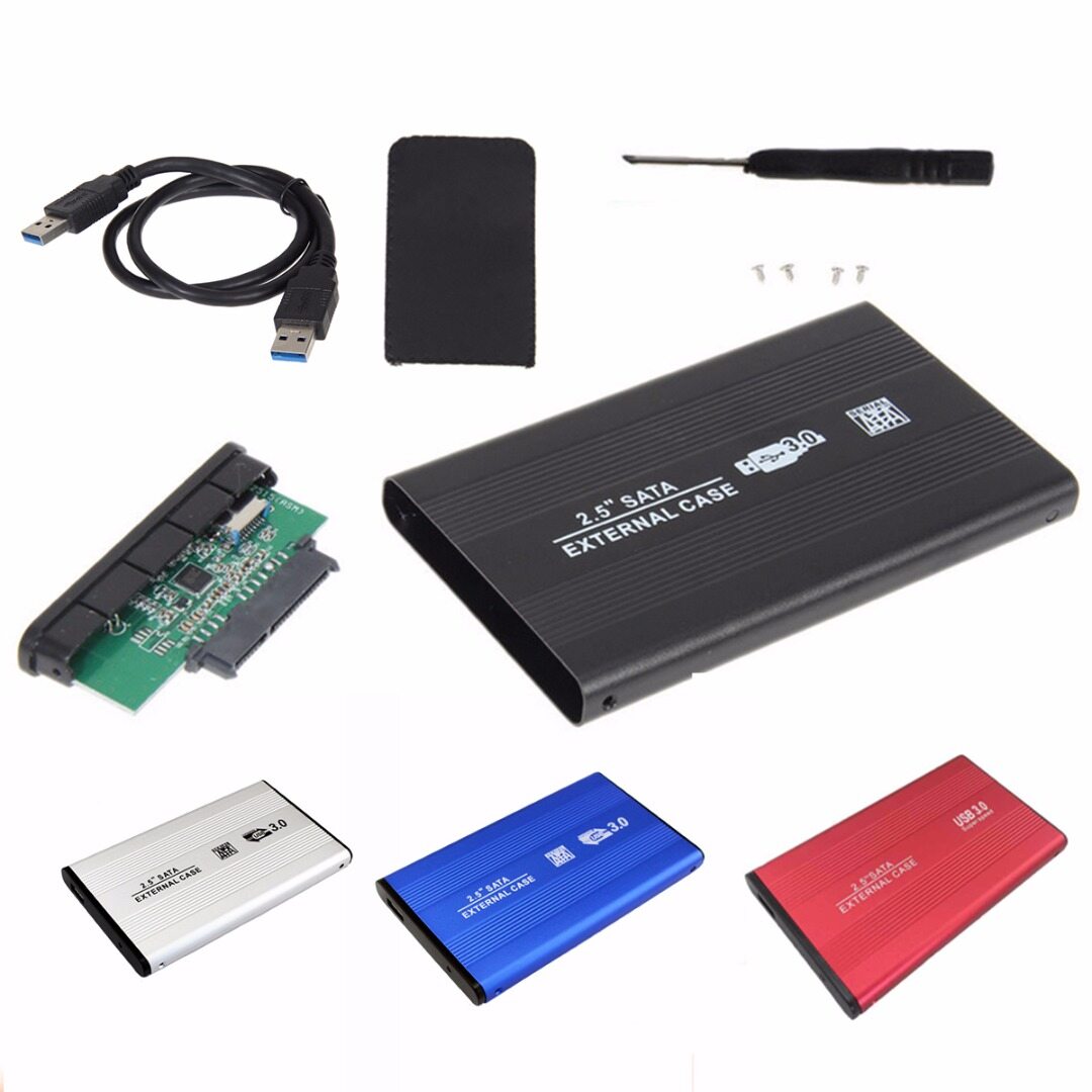 Bokali 1pcs new usb 3.0 sata 2.5 hdd hard drive external enclosure mobile disk box case