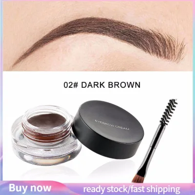 yosicili【Clearance sale】 Waterproof Eyebrow Gel Eye Liner Cream Beauty Eye Makeup Cosmetic With Brush 2 colours/ Eyebrow Pencil Brush / Eyebrow Brush