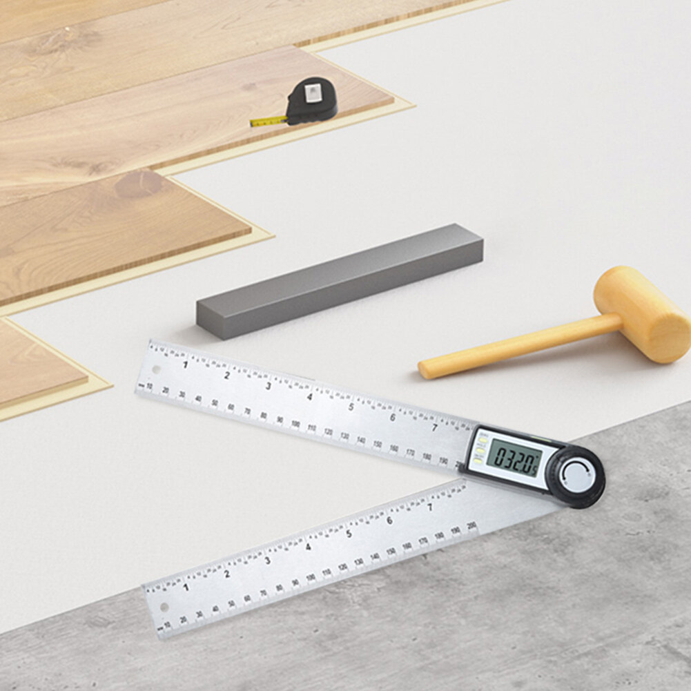 High Precision Digital Angle Finder Multi-Purpose Measuring Ruler Meters