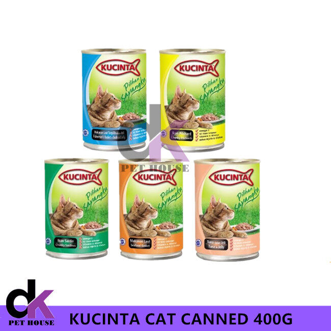 Kucinta Cat Canned Wet Food 400G Lazada