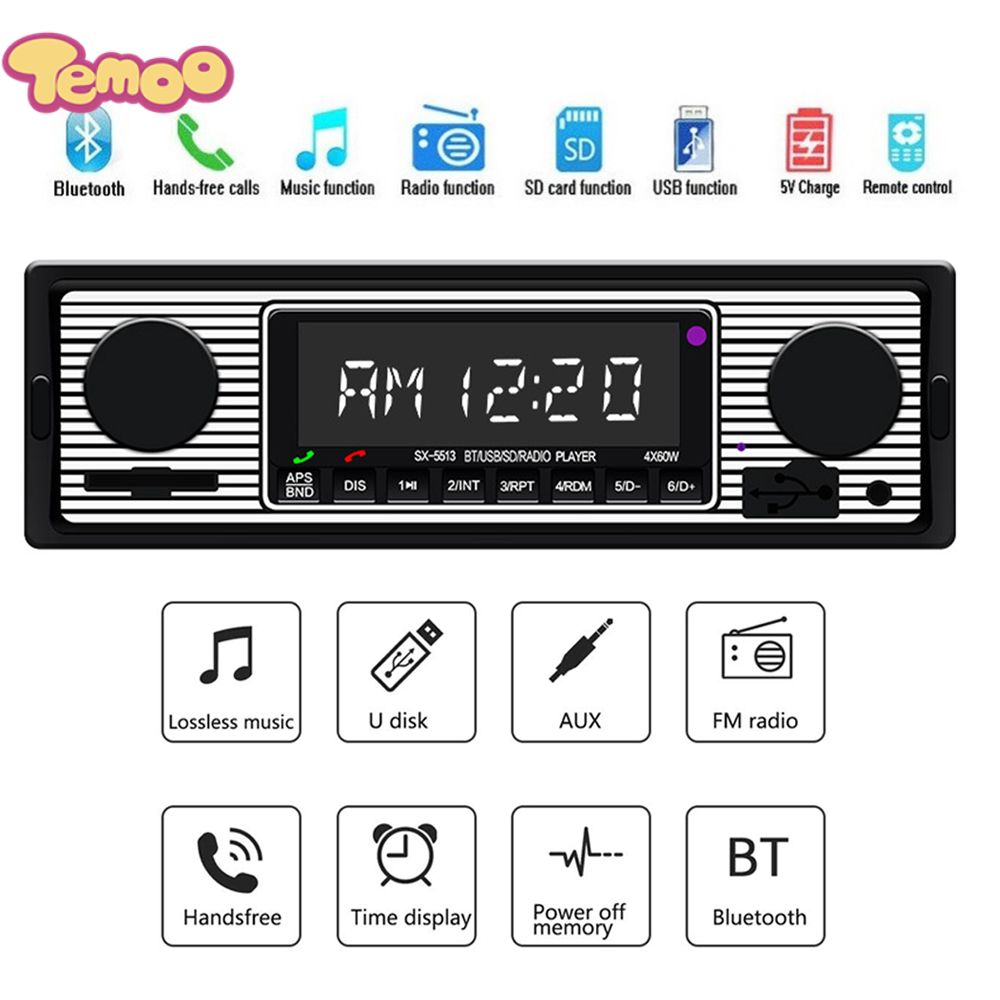 Jual Classic Car Radio With Bluetooth 