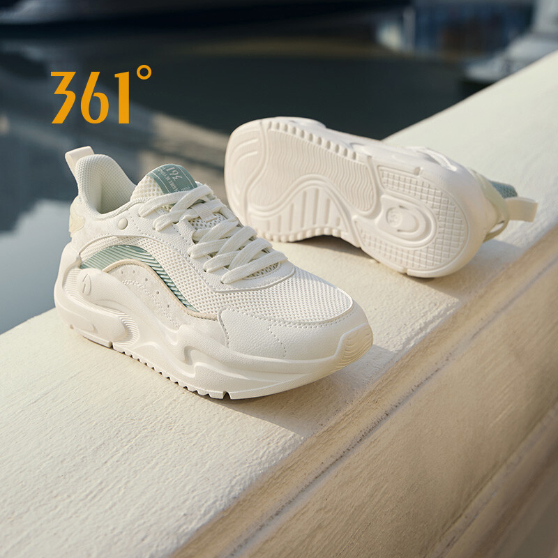 361 Degree Yunshu 4.0 Women's Shoes Sports Shoes Running Shoes Mesh White Shoes Women's Casual Shoes