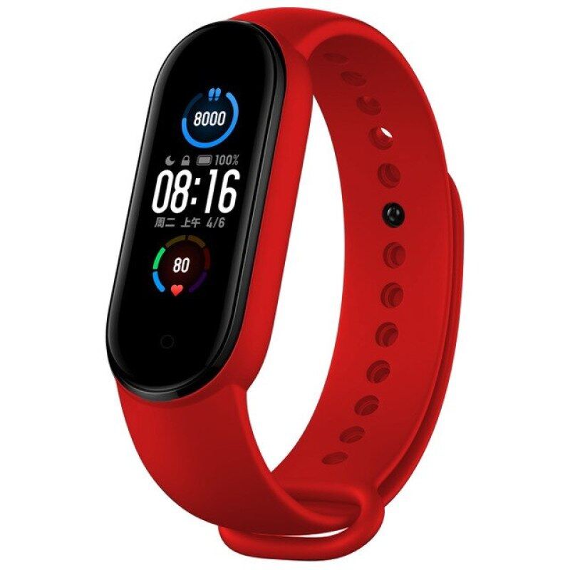 Silicone Strap For Xiaomi Mi Band 5 Wristband Replacement soft TPU Strap for Mi Band5 Bracelet for xiaomi miband 5 Wrist Strap Malaysia
