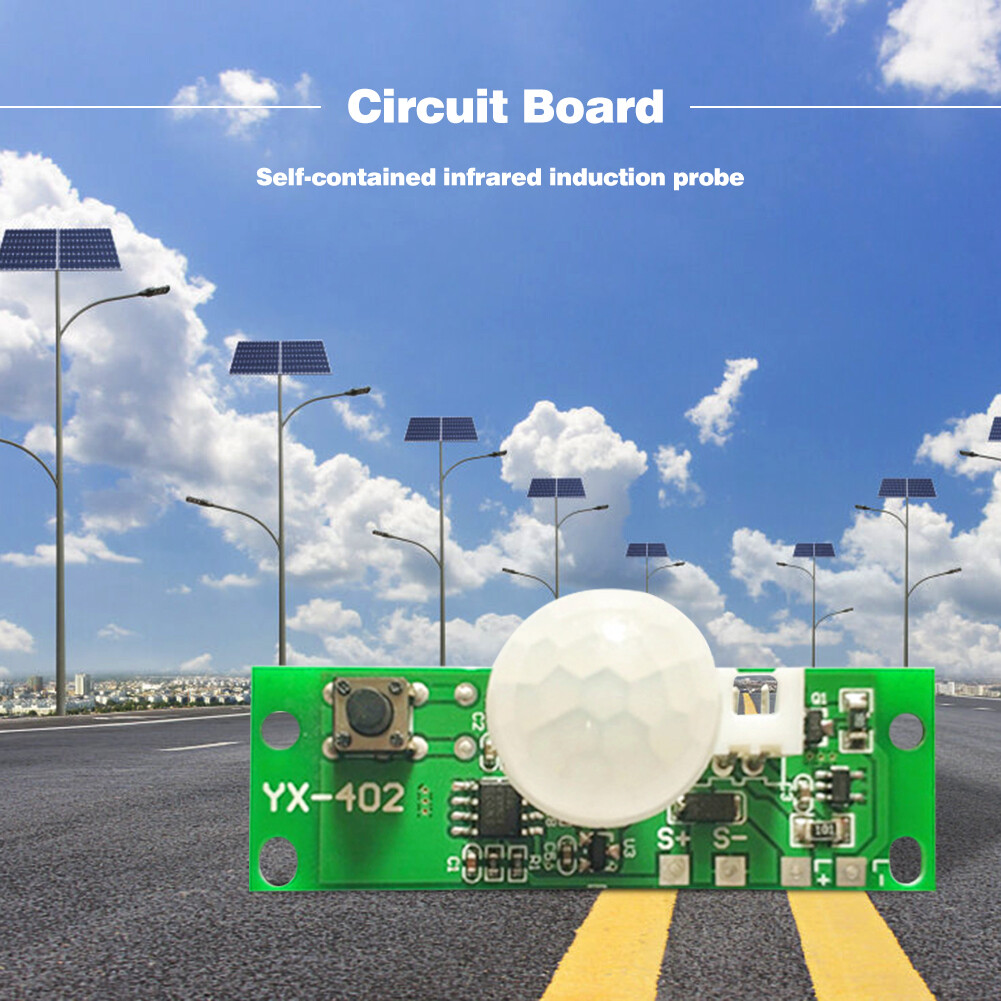3.7V Solar Lamp Circuit Board Control Sensor Module Infrared Panel Controller Accessory