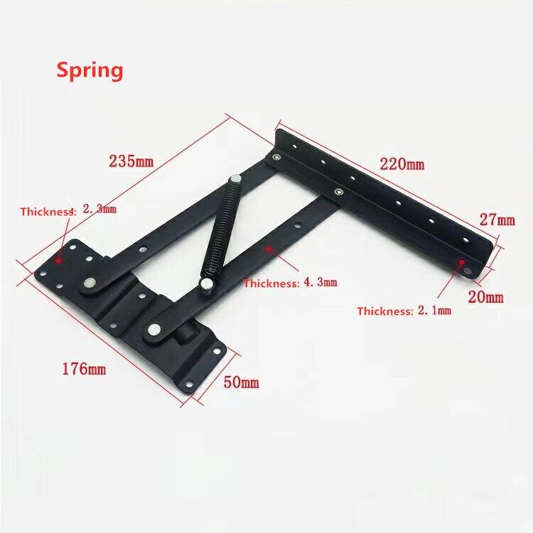 2Pcs DIY Lift UP Sp Hinge Hinges Lift Up Coffee Table Top Foldable