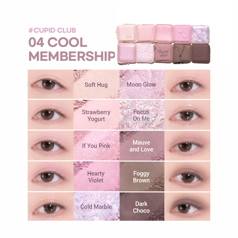 Bảng phấn mắt Lilybyred Mood Keyboard Eye Shadow Palette 12 Colors