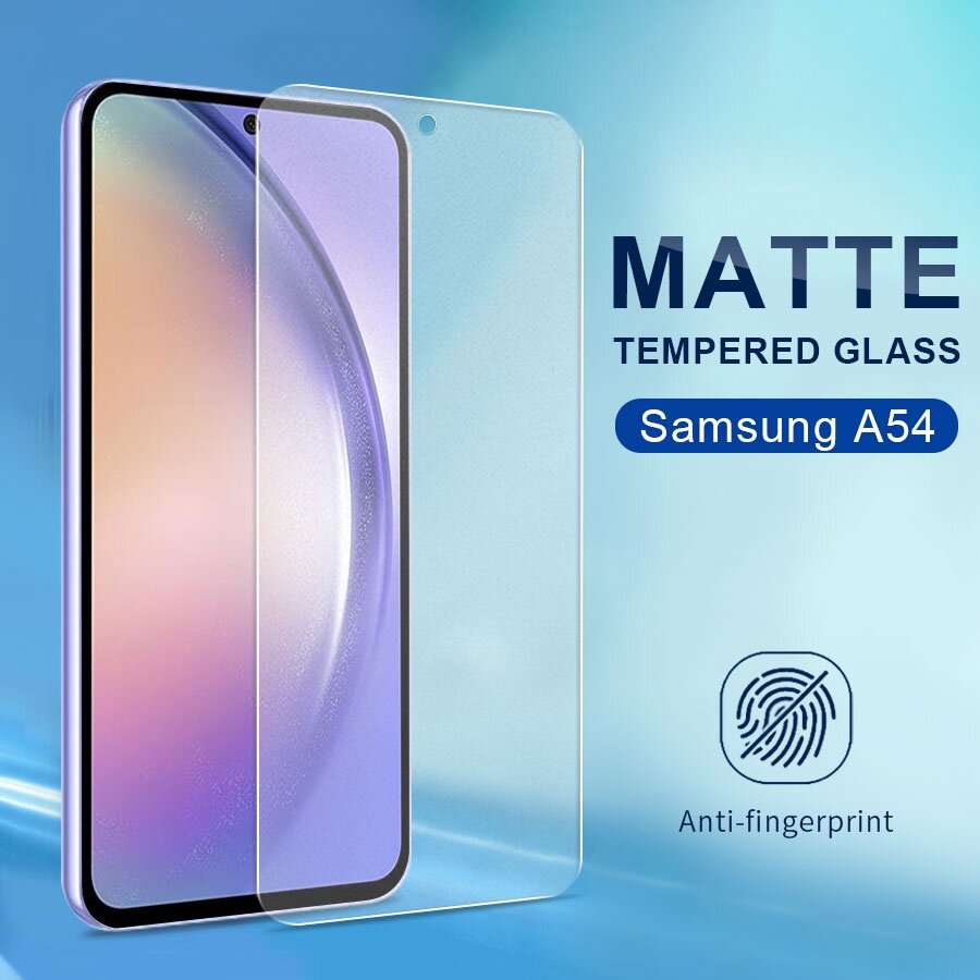 Matte Anti Fingerprint Tempered Glass for Samsung Galaxy A34 A54 A24