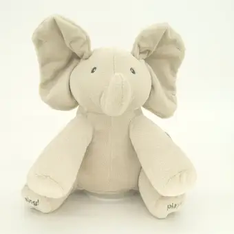 peekaboo elephant plush toy