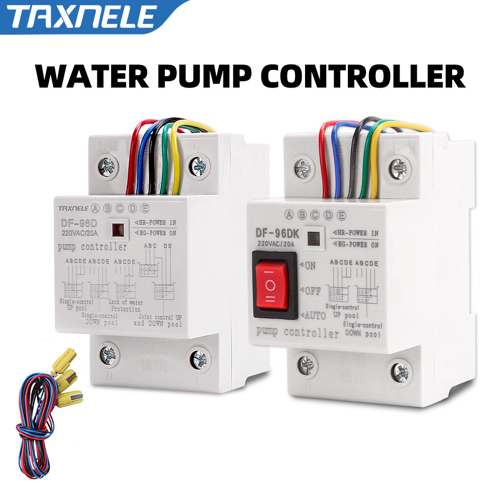 DF-96DK Automatic Water Level Controller Switch 20A 220V Water tank Liquid Level Detection Sensor Water Pump Controller