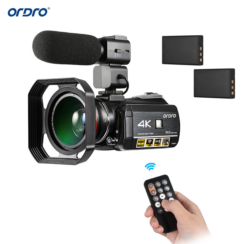 ordro ac3 4k wifi digital video camera camcorder