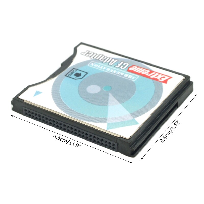 SD Memory Card Adapter SD SDHC SDXC to High-Speed Extreme Compact Flash CF Type II Memory Card Adapter for Camera
