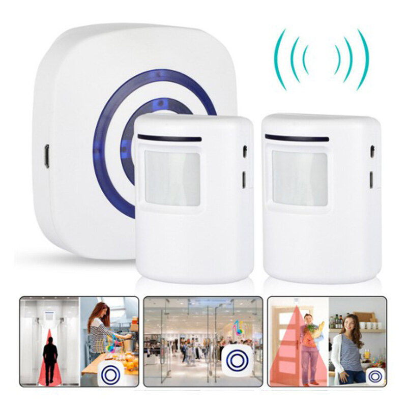 Blossom Wireless Motion Sensor Alarm Home Security Doorbell Infrared Alarm Driveway