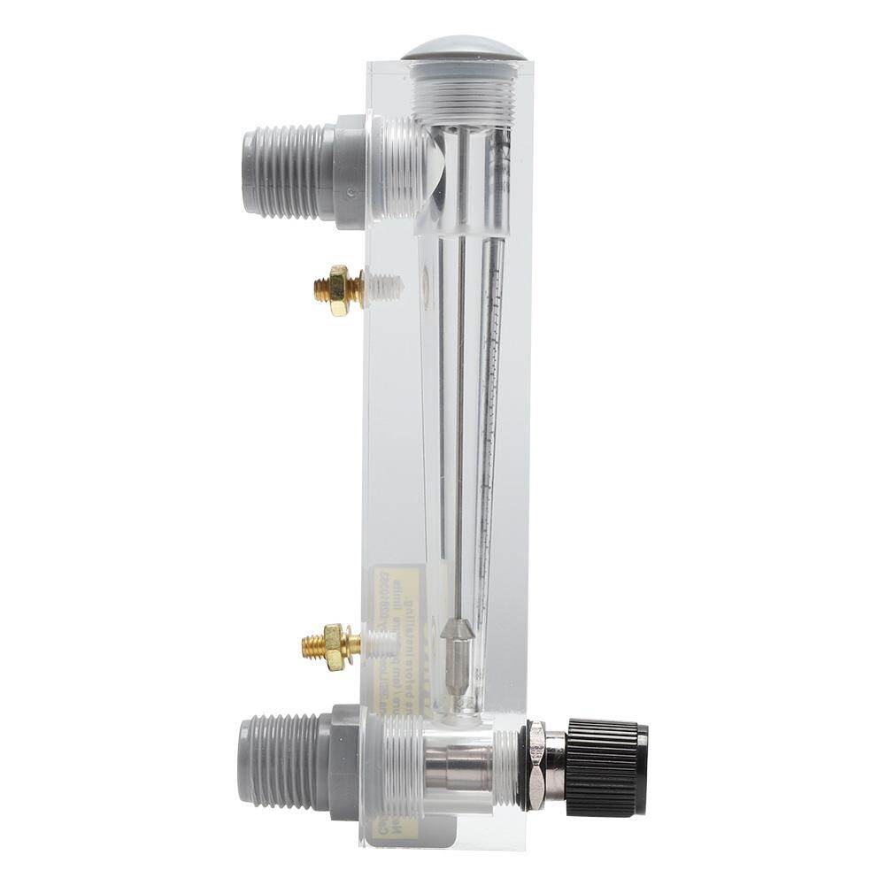 LZM-25T 0.2-2GPM Acrylic Panel Type Flow Meter Liquid Flowmeter G1/4'' G1/2'' HT